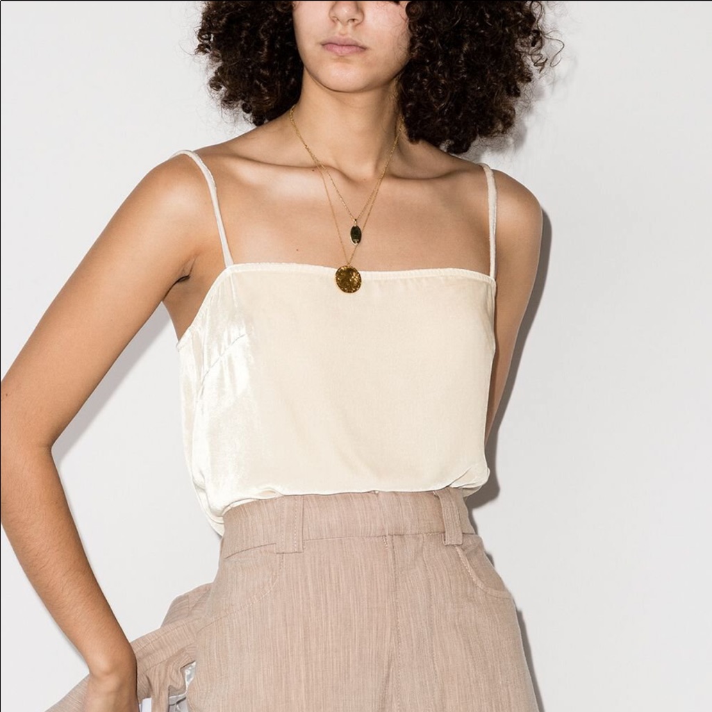 Reformation Ross Velvet Camisole